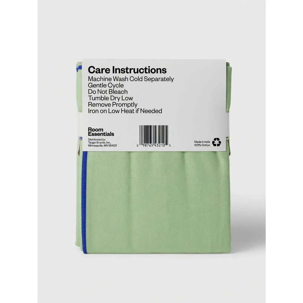 Room Essentials Light Green Rectangular Tablecloth – 60